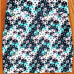 CHARLOTTE RUSSE Geometric Bodycon Miniskirt - Size S